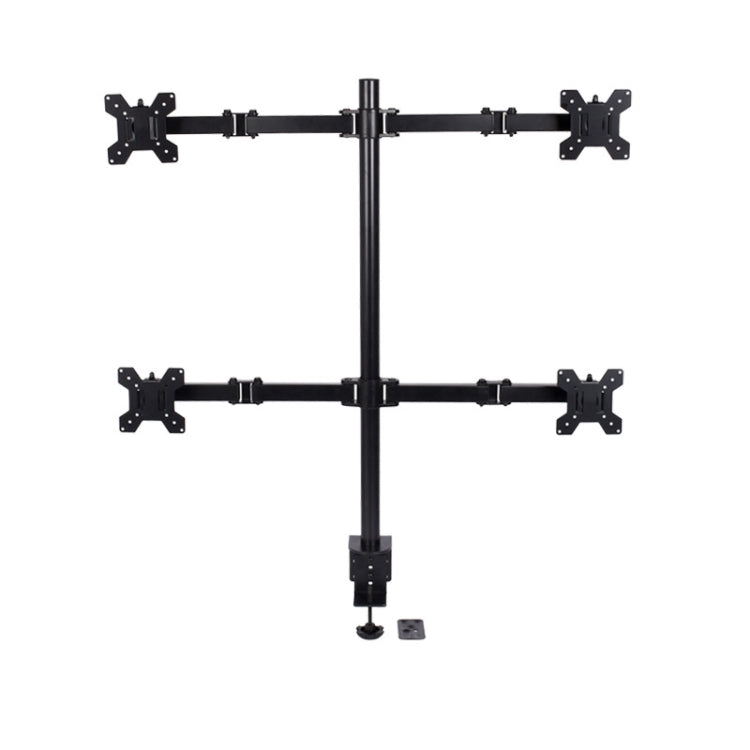 Desktop Lifting Monitor Stand Bracket Four Screen Table Clip - TV Brackets & Mounts by PMC TechLife | Online Shopping South Africa | PMC TechLife | Buy Now Pay Later Mobicred