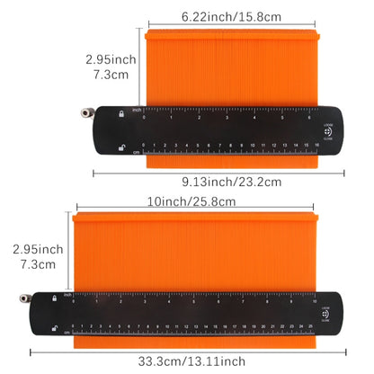 6 inch Widened  Metal Profile Regular Utensils Contour With Lock - Measuring Tools by PMC Jewellery | Online Shopping South Africa | PMC Jewellery | Buy Now Pay Later Mobicred