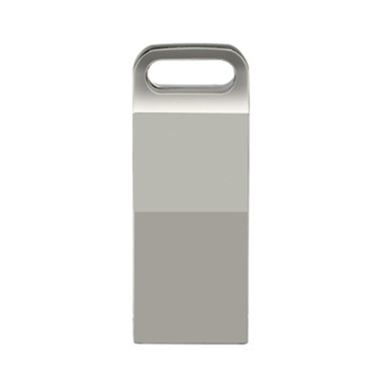 JHQG1 Step Shape Metal High Speed USB Flash Drives, Capacity: 64GB(Silver Gray) - USB Flash Drives by PMC Jewellery | Online Shopping South Africa | PMC Jewellery | Buy Now Pay Later Mobicred