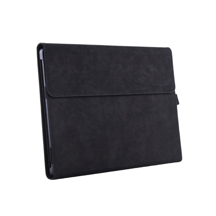 13 inch Leather Tablet Protective Case For Microsoft Surface Pro X, Color: Black + Power Bag - 13.3 inch by PMC Jewellery | Online Shopping South Africa | PMC Jewellery | Buy Now Pay Later Mobicred