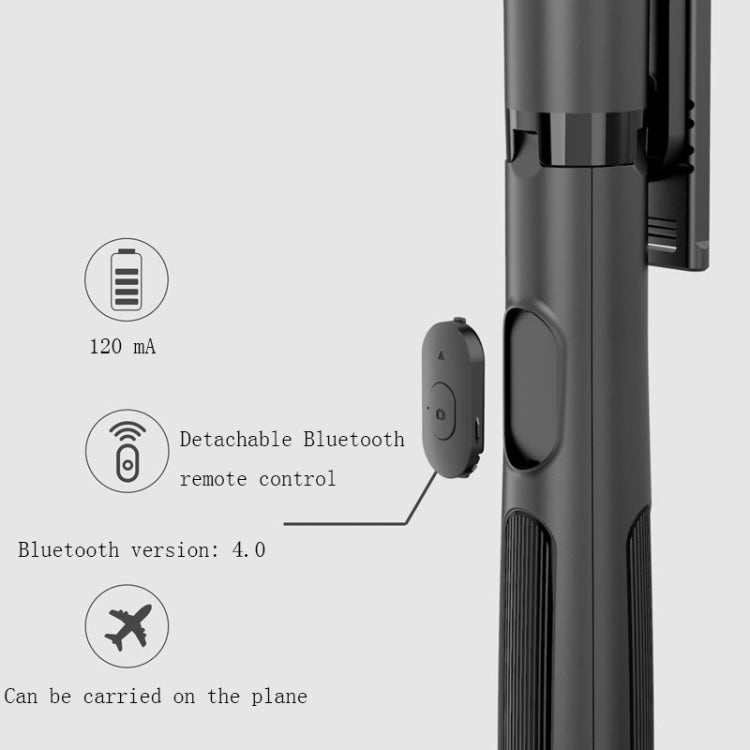 Wireless Bluetooth Selfie Stick Live Telescopic Bracket, Specification: Q05 (Black) - Selfie Sticks by PMC Jewellery | Online Shopping South Africa | PMC Jewellery | Buy Now Pay Later Mobicred