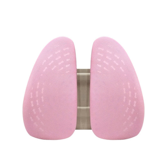 5297 Car Massage Seat Cushion(Beige with Pink) - Seat Accessories by PMC Jewellery | Online Shopping South Africa | PMC Jewellery | Buy Now Pay Later Mobicred