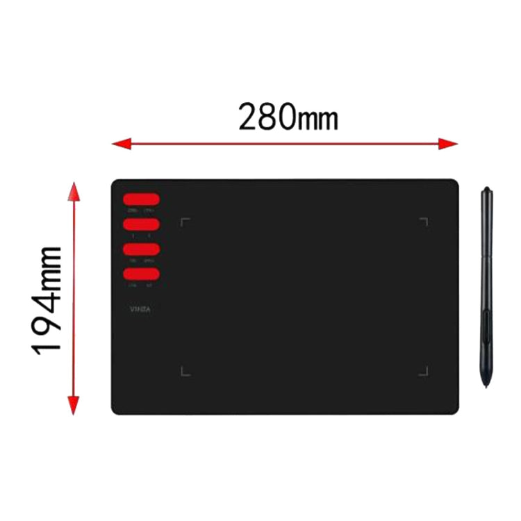 VINSA T505 Painting Board, Style: Package 1 -  by PMC TechLife | Online Shopping South Africa | PMC TechLife | Buy Now Pay Later Mobicred