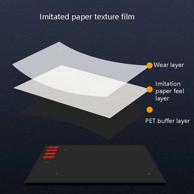 VINSA T505 Painting Board, Style: Package 1 -  by PMC TechLife | Online Shopping South Africa | PMC TechLife | Buy Now Pay Later Mobicred