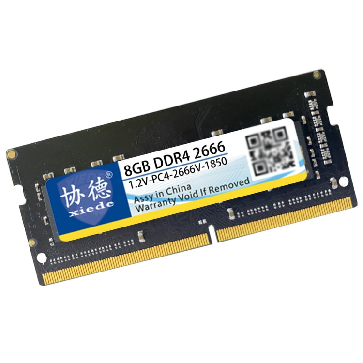 XIEDE X064 DDR4 NB 2666 Full Compatibility Notebook RAMs, Memory Capacity: 8GB - RAMs by XIEDE | Online Shopping South Africa | PMC Jewellery | Buy Now Pay Later Mobicred