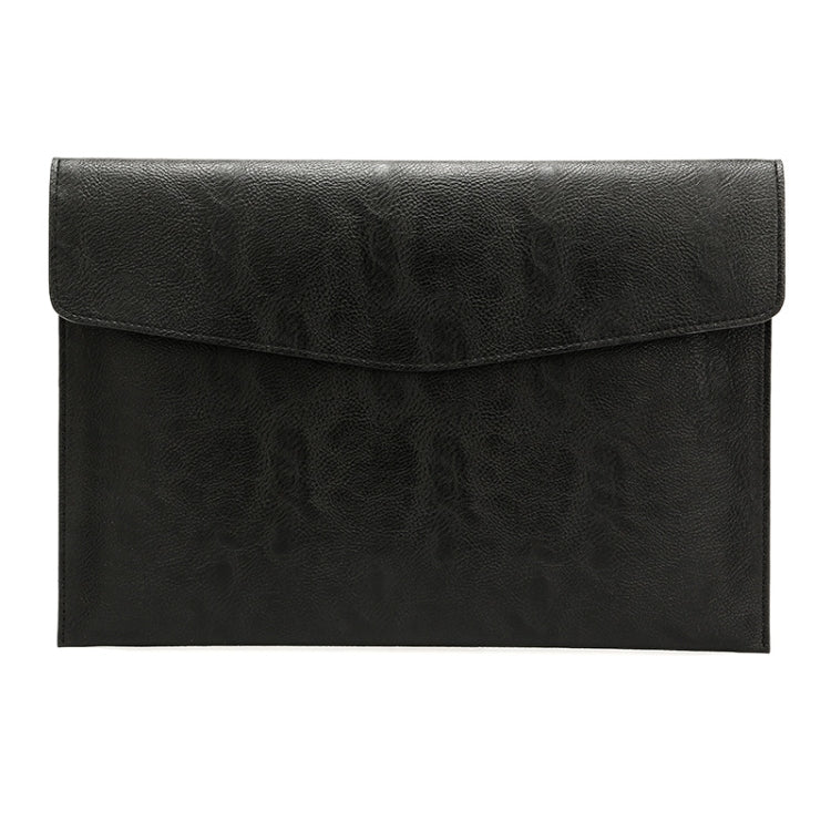 PU Leather Litchi Pattern Sleeve Case For 13.3 Inch Laptop, Style: Single Bag ( Black) - free shipping - PMC TechLife - Order now!