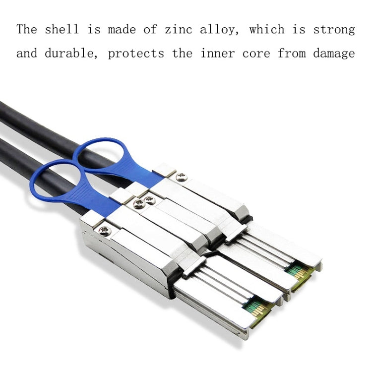 MINISAS26P SFF-8088 TO SFF8088 Hard Disk Server Data Transmission Cable(Black) - eSATA & SATA & IDE by PMC TechLife | Online Shopping South Africa | PMC TechLife