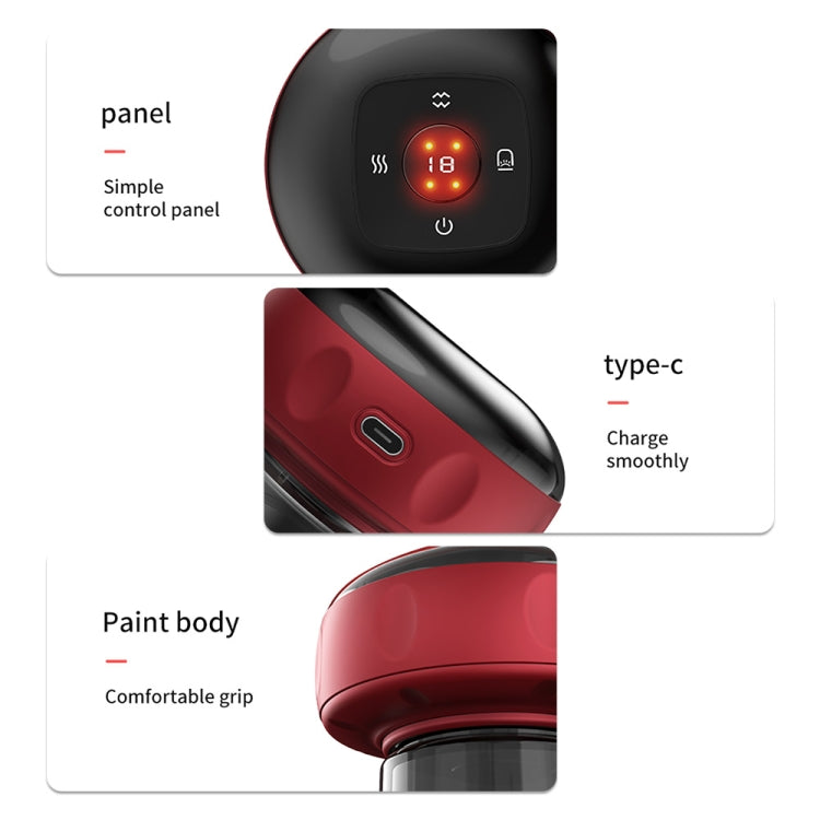 12-speed Charging Electric Cupping Massage Device(Red Wine) - free shipping - PMC TechLife - Order now!