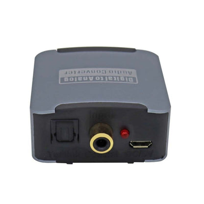 YQ-080 Digital Fiber Optic Coaxial Audio Converter, Interface: Host+USB Power Cable+Fiber Optic Cable+Coaxial Cable+AV Cable - Audio Signal Switcher by PMC Jewellery | Online Shopping South Africa | PMC Jewellery | Buy Now Pay Later Mobicred