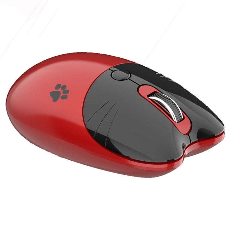 M3 3 Keys Cute Silent Laptop Wireless Mouse, Spec: Bluetooth Wireless Version (Red) - Wireless Mice by PMC Jewellery | Online Shopping South Africa | PMC Jewellery | Buy Now Pay Later Mobicred