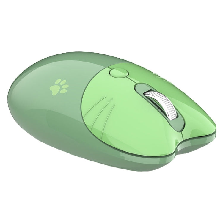 M3 3 Keys Cute Silent Laptop Wireless Mouse, Spec: Bluetooth Wireless Version (Green) - Wireless Mice by PMC Jewellery | Online Shopping South Africa | PMC Jewellery | Buy Now Pay Later Mobicred