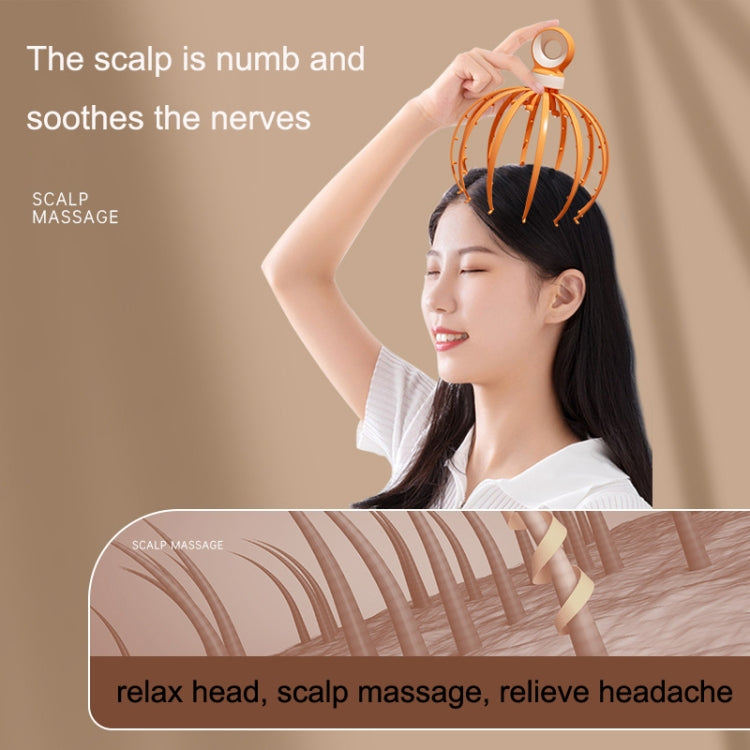 D18 Head Massager Relax Scalp Meridian Massager, Style: 12 Claw (Blue) - free shipping - PMC TechLife - Order now!