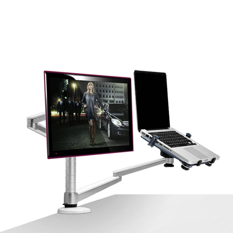 OA-7X Laptop Monitor Desktop Lifting Bracket(Silver) - Laptop Stand by PMC Jewellery | Online Shopping South Africa | PMC Jewellery | Buy Now Pay Later Mobicred