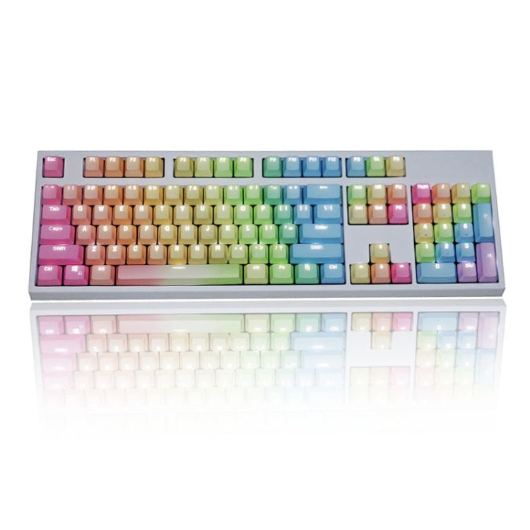 104 Keys Light-transmitting Dip-dyed Keycaps(Rainbow Dip) - Other by PMC Jewellery | Online Shopping South Africa | PMC Jewellery | Buy Now Pay Later Mobicred