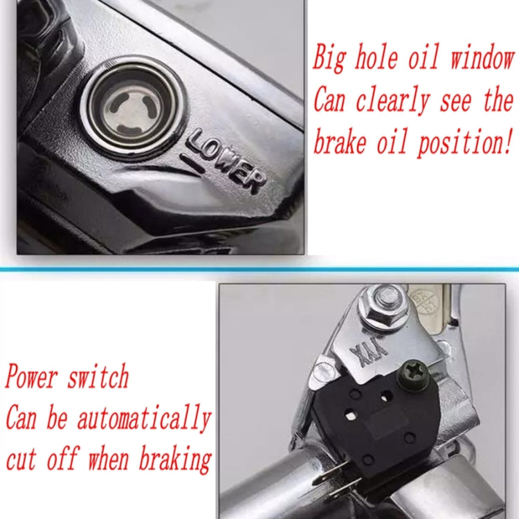 Chrome Motorcycle Brake For Honda CB400F/CB400SF /CB400 /CB500 /CBF500 /CBF600 /NC70(Left) - Motorbike Brakes by PMC Jewellery | Online Shopping South Africa | PMC Jewellery | Buy Now Pay Later Mobicred