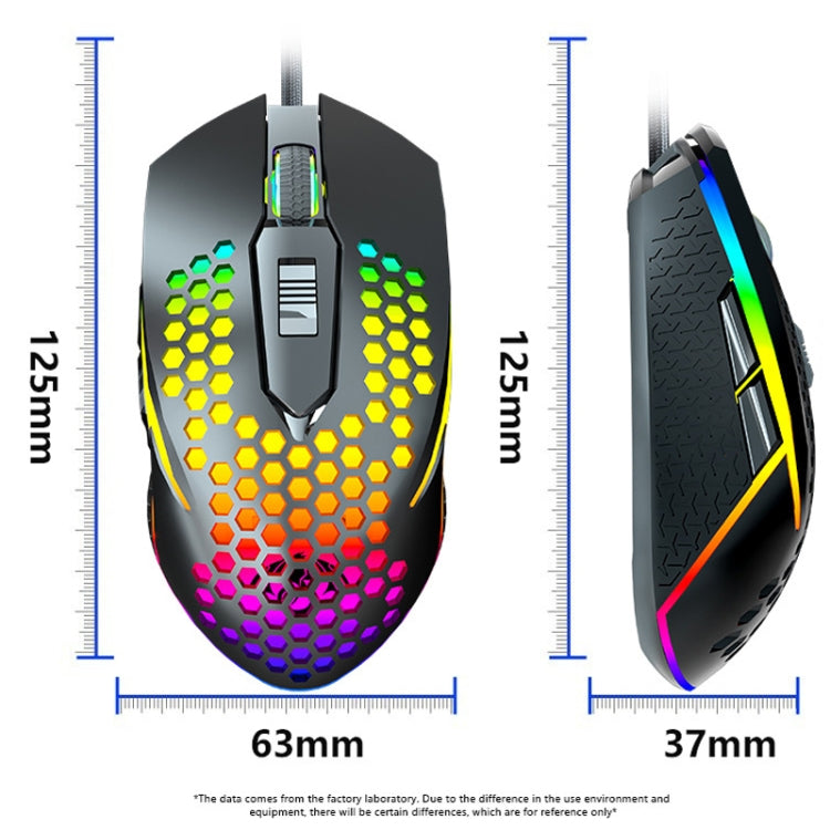 LEAVEN S50 6Keys Macro Definition Programmable RGB Lighted Gaming Wired Mouse, Cable Length: 1.5m(Pink) - Wired Mice by LEAVEN | Online Shopping South Africa | PMC Jewellery | Buy Now Pay Later Mobicred