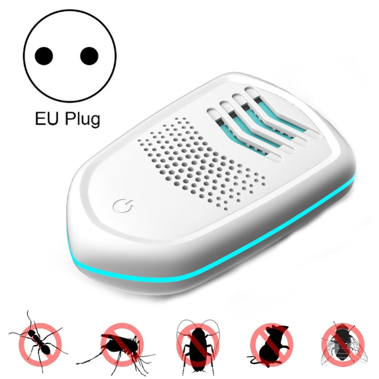 Pest Repeller Ultrasonic Mosquito Repeller Incense Heating Plug-In Mouse Repeller EU Plug( White) - Repellents by PMC Jewellery | Online Shopping South Africa | PMC Jewellery | Buy Now Pay Later Mobicred