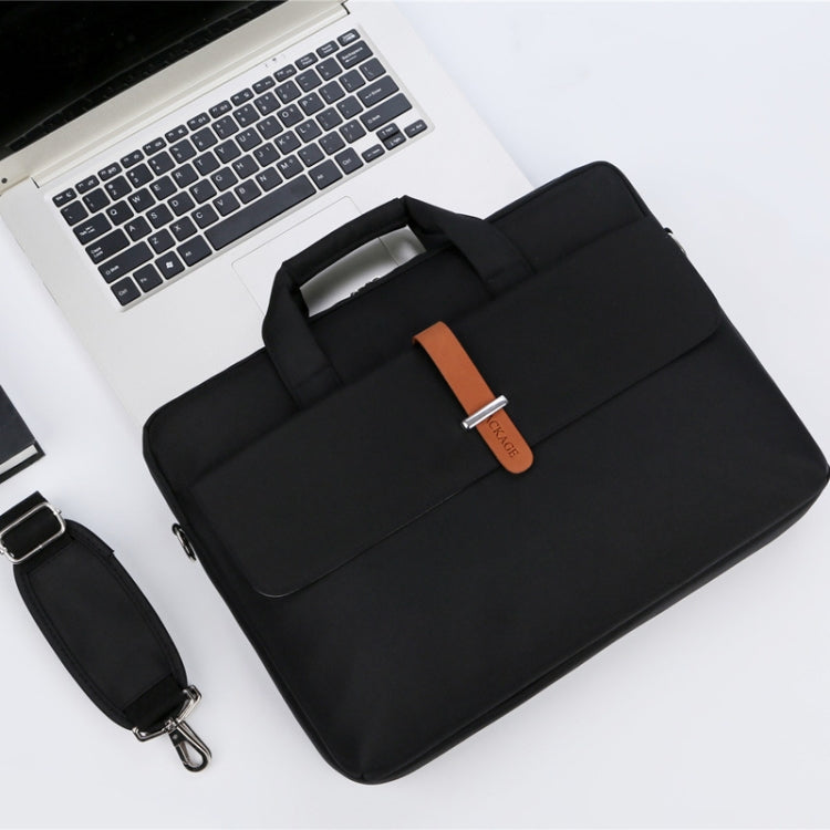 Multifunctional Wear-resistant Shoulder Handheld Laptop Bag, Size: 14 - 14.6 inch(Black) - 14.1 inch by PMC Jewellery | Online Shopping South Africa | PMC Jewellery | Buy Now Pay Later Mobicred