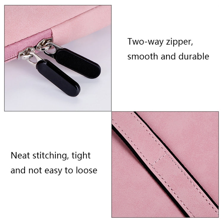 Q5 PU Waterproof and Wear-resistant Laptop Liner Bag, Size: 15 / 15.4 / 15.6 inch(Pink) - 15 inch by PMC Jewellery | Online Shopping South Africa | PMC Jewellery | Buy Now Pay Later Mobicred