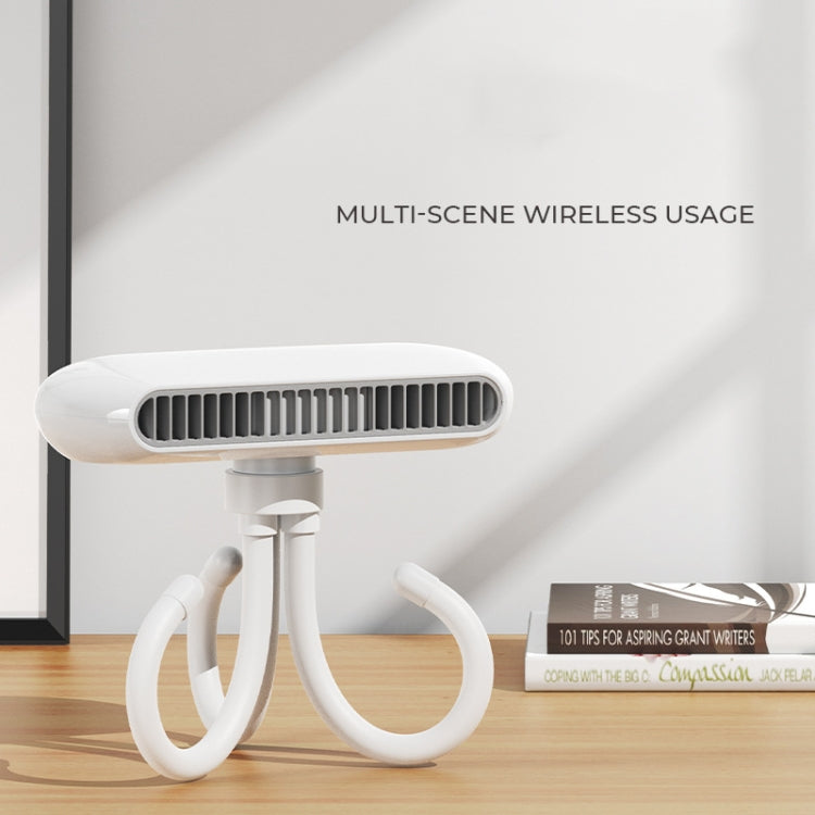 Handheld Mini USB Charging Desktop Portable Stroller Octopus Fan(White) - Electric Fans by PMC Jewellery | Online Shopping South Africa | PMC Jewellery | Buy Now Pay Later Mobicred