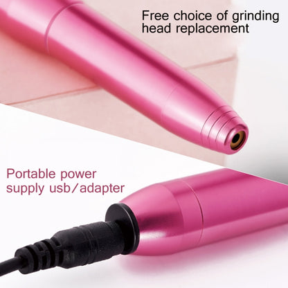 Aluminum Alloy Nail Grinding Machine USB Electric Nail Polish Remover(Rose Pink) - Grinding Tools & Accessories by PMC Jewellery | Online Shopping South Africa | PMC Jewellery | Buy Now Pay Later Mobicred