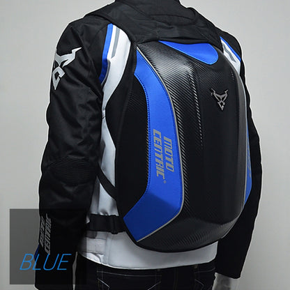 MOTOCENTRIC 11-MC-0077 Motorcycle EVA Turtle Shell Shape Riding Backpack(Blue) - Bags & Luggages by MOTOCENTRIC | Online Shopping South Africa | PMC Jewellery | Buy Now Pay Later Mobicred
