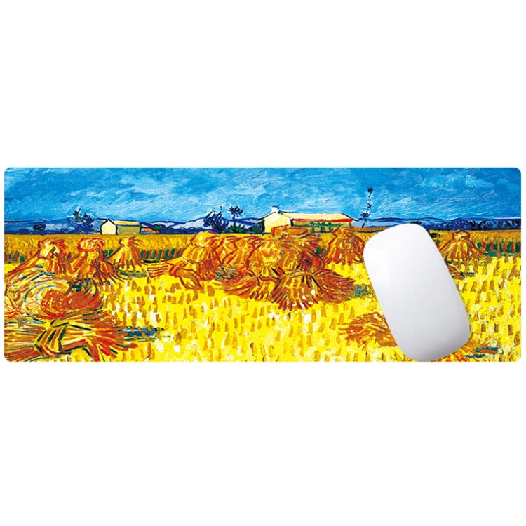 400x900x5mm Locked Am002 Large Oil Painting Desk Rubber Mouse Pad(Autumn Leaves) - Mouse Pads by PMC Jewellery | Online Shopping South Africa | PMC Jewellery | Buy Now Pay Later Mobicred