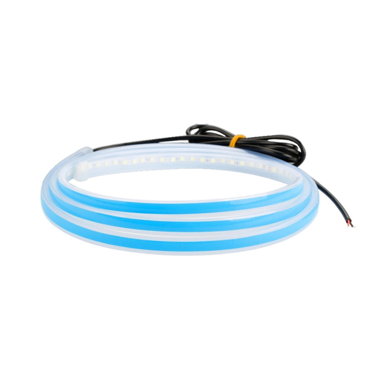 Car LED Streamer Decorative Hood Atmosphere Lights, Style: Monochrome Blue Light(1.5m) - Decorative Lights by PMC Jewellery | Online Shopping South Africa | PMC Jewellery | Buy Now Pay Later Mobicred