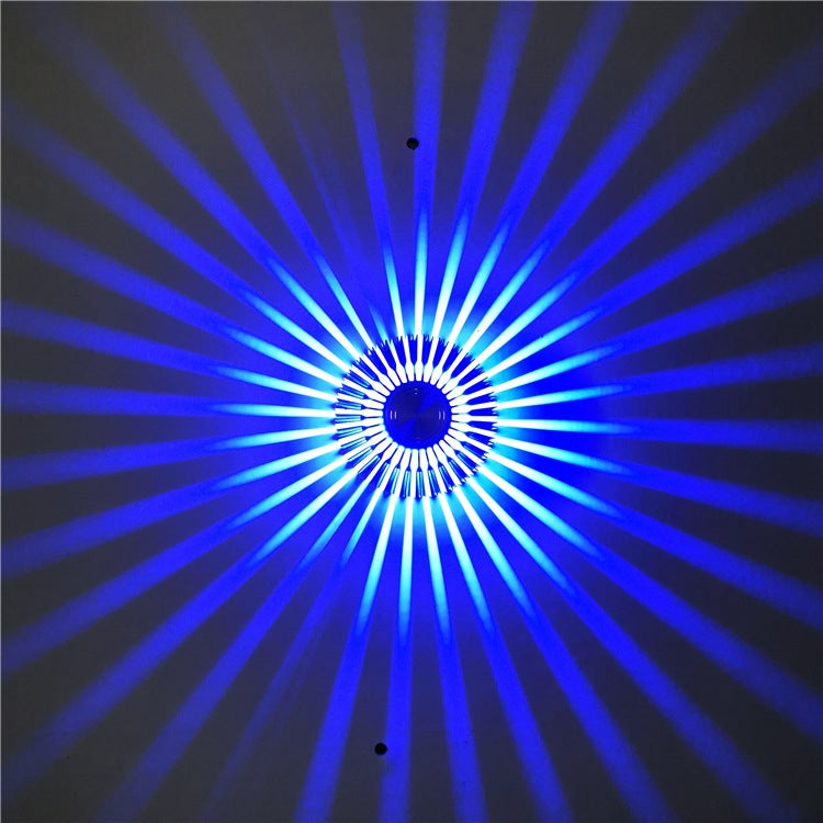 LED Aluminum Aisle Light Sunflower Corridor Lamp Decorative Light, Power source: Visible Installation 3W(Blue) - Novelty Lighting by PMC TechLife | Online Shopping South Africa | PMC TechLife | Buy Now Pay Later Mobicred
