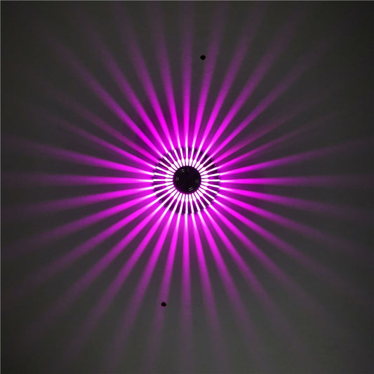 LED Aluminum Aisle Light Sunflower Corridor Lamp Decorative Light, Power source: Visible Installation 3W(Purple) - Novelty Lighting by PMC Jewellery | Online Shopping South Africa | PMC Jewellery | Buy Now Pay Later Mobicred