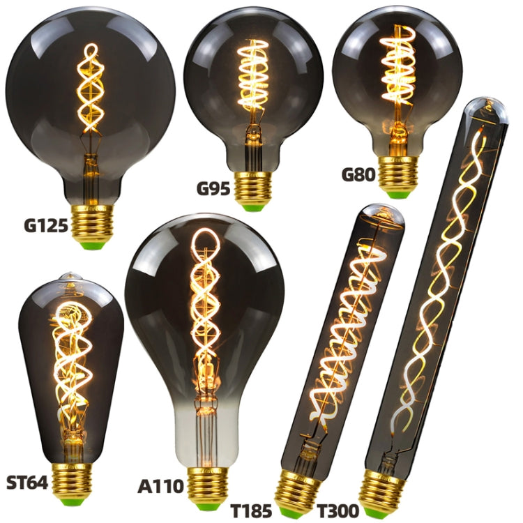 G95 Electroplating Smoke Grey Warm Light LED Bulb Retro Lamp - LED Blubs & Tubes by PMc TechLife | Online Shopping South Africa | PMc TechLife | Buy Now Pay Later Mobicred