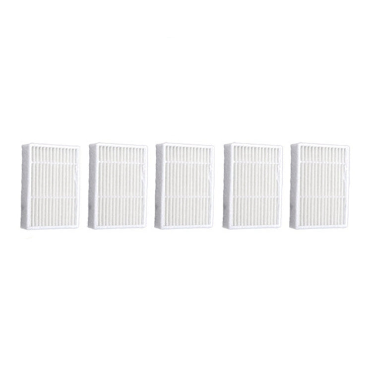 5 Pairs Side Brush+5 Filters Accessories for Proscenic P1 P2 P3  Vacuum Cleaner - For Proscenic Accessories by PMC Jewellery | Online Shopping South Africa | PMC Jewellery | Buy Now Pay Later Mobicred