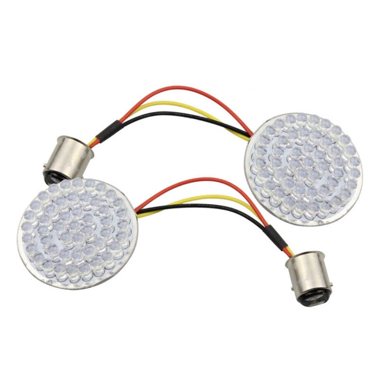 2 PCS Motorcycle LED Signal Steering Lamp For Dyna(White Yellow Light 1157 Without Lampshade) - Signal Lights by PMC Jewellery | Online Shopping South Africa | PMC Jewellery | Buy Now Pay Later Mobicred