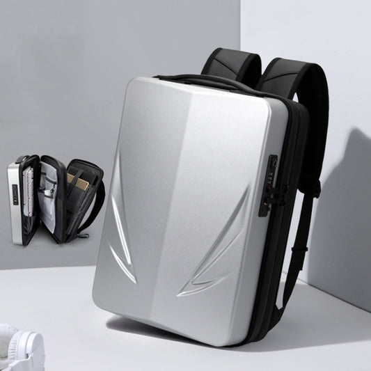 PC Hard Shell Computer Bag Gaming Backpack For Men, Color: Double-layer Silver - Backpack by PMC Jewellery | Online Shopping South Africa | PMC Jewellery | Buy Now Pay Later Mobicred