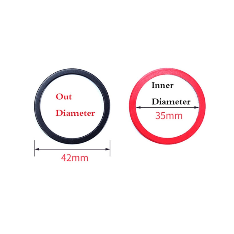 10 PCS FMFXTR Bicycle BB Middle Shaft Flying Wheel Cushion, Thickness: 1.5mm (Black) - Cap Component by FMFXTR | Online Shopping South Africa | PMc TechLife | Buy Now Pay Later Mobicred