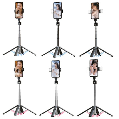 Phone Live Bracket Bluetooth Selfie Tripod, High: 104CM (Aluminum Alloy + Dual Fill Lights) - Selfie Sticks by PMC Jewellery | Online Shopping South Africa | PMC Jewellery | Buy Now Pay Later Mobicred