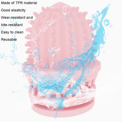 Pet Cleaning Teeth TPR Cactus Lightweight Bite-resistant Educational Toys(Light Pink) - Toys by PMC Jewellery | Online Shopping South Africa | PMC Jewellery