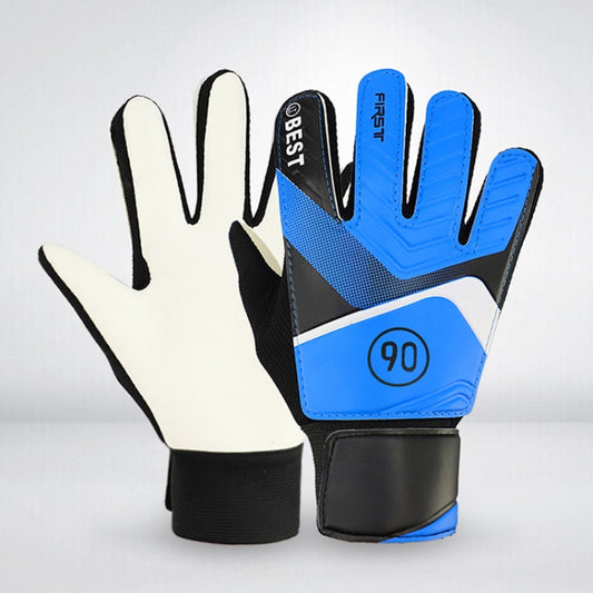 Children Football Goalkeeper Glove Latex Anti-Collision Goalkeeper Gloves, Size: 5(Blue) - Safety Gloves by PMC Jewellery | Online Shopping South Africa | PMC Jewellery | Buy Now Pay Later Mobicred