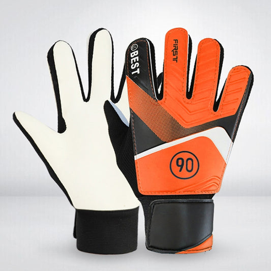 Children Football Goalkeeper Glove Latex Anti-Collision Goalkeeper Gloves, Size: 5(Orange) - Safety Gloves by PMC Jewellery | Online Shopping South Africa | PMC Jewellery | Buy Now Pay Later Mobicred