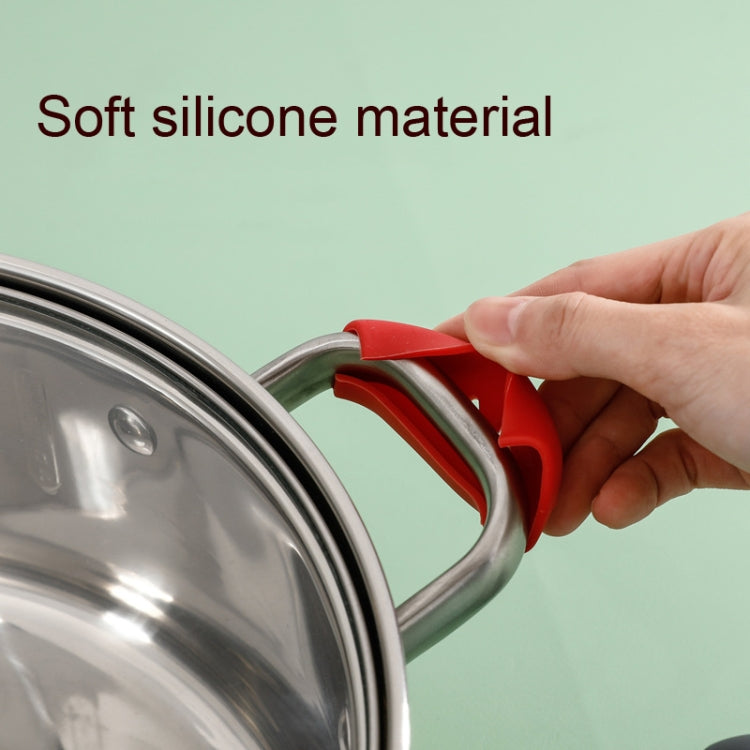 1 Pair Silicone Pot Handle Insulation Cover Iron Pot Handle Cover(Light Green) - Insulation by PMC TechLife | Online Shopping South Africa | PMC TechLife