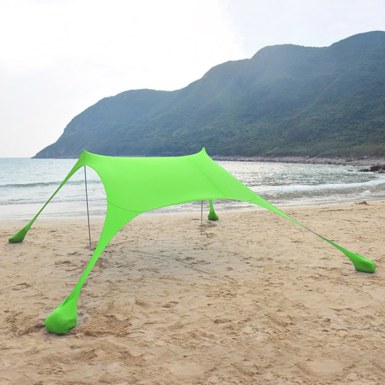 Outdoor Beach Lycra Canopy Camping Tent Sunshade Fishing Tent, Size: 300x300x200cm(Green) - Tents & Accessories by PMC Jewellery | Online Shopping South Africa | PMC Jewellery