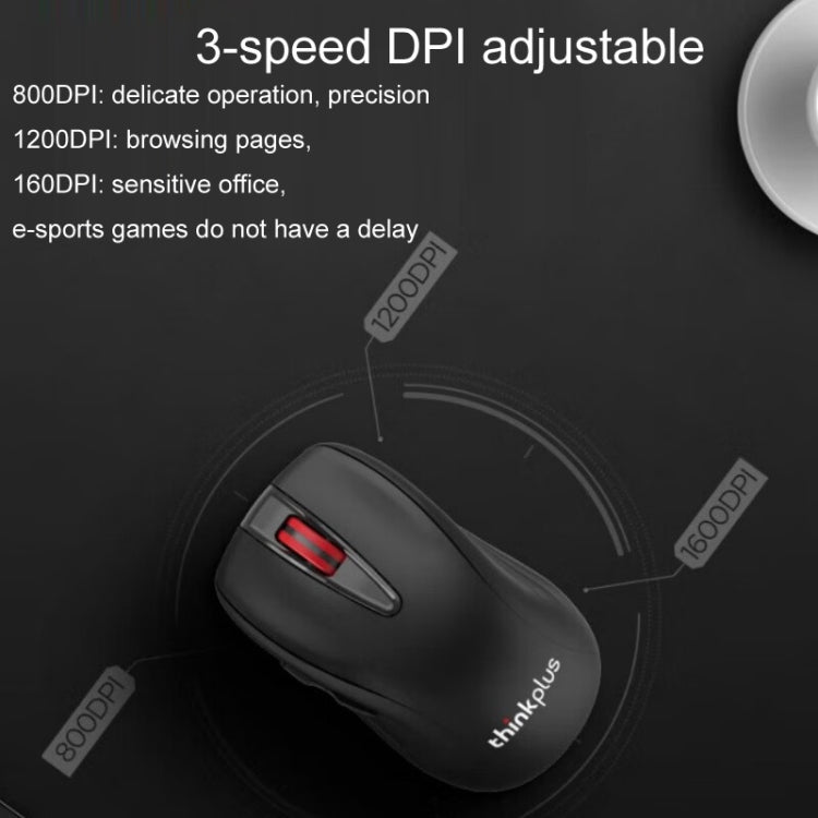 Lenovo Thinkplus High-Precision Wireless Mouse Ergonomic Design Gaming Office Mouse(WL200PRO) - free shipping - PMC Jewellery - Order now!