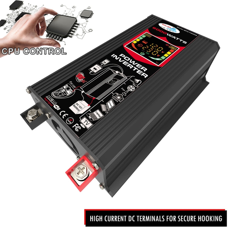 Tang 3 Generations Home Solar Generator Inverter+30A Controller+18W 12V Solar Panel, Specification: Black 12V To 110V - Modified Square Wave by PMC TechLife | Online Shopping South Africa | PMC TechLife | Buy Now Pay Later Mobicred