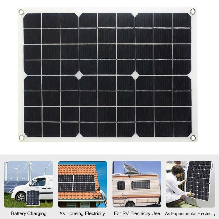Saga 3 Generations Home Solar Generator Inverter+30A Controller+18W 12V Solar Panel, Specification: Black 12V To 220V - Modified Square Wave by PMC TechLife | Online Shopping South Africa | PMC TechLife | Buy Now Pay Later Mobicred