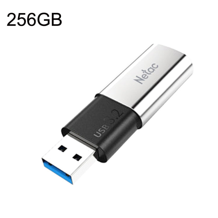 Netac US2 High-Speed Metal Capped Computer Car Mobile Solid State USB Flash Drives, Capacity: 256GB - USB Flash Drives by Netac | Online Shopping South Africa | PMC Jewellery | Buy Now Pay Later Mobicred