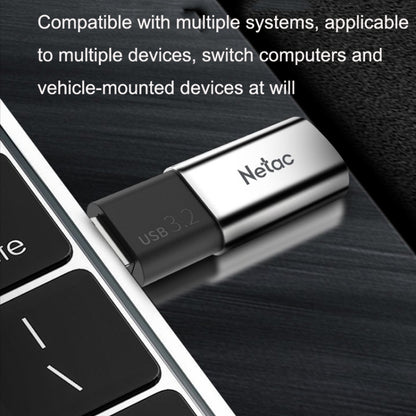 Netac US2 High-Speed Metal Capped Computer Car Mobile Solid State USB Flash Drives, Capacity: 256GB - USB Flash Drives by Netac | Online Shopping South Africa | PMC Jewellery | Buy Now Pay Later Mobicred