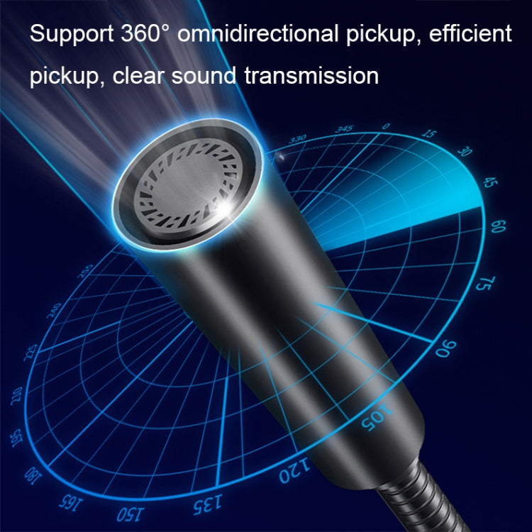 RGB Lighting Effect Computer Desktop Microphone(F3) - Microphone by PMC TechLife | Online Shopping South Africa | PMC TechLife | Buy Now Pay Later Mobicred