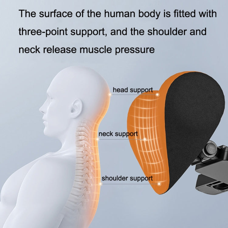 A09 Car Seat Headrest Memory Foam Comfortable Neck Pillow, Style: Without Stand (Blue) - Seat Accessories by PMC TechLife | Online Shopping South Africa | PMC TechLife | Buy Now Pay Later Mobicred