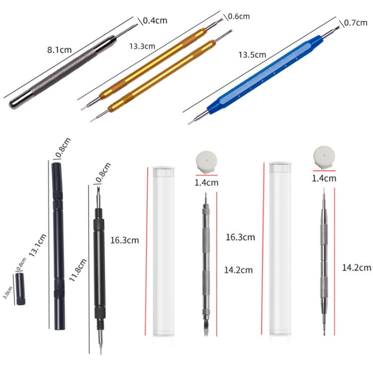 With Scale Watch Repair Tool Ear Batch Replacement Watch Strap Tool Blue - free shipping - PMC TechLife - Order now!