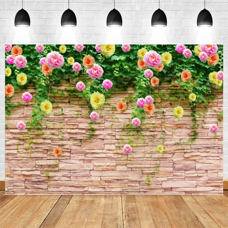 2.1m X 1.5m Flower Wall Photography Background Cloth Birthday Wedding Party Decoration Fabric - Valentines Day by PMC Jewellery | Online Shopping South Africa | PMC Jewellery